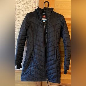Columbia XS long Omni-Heat Coat